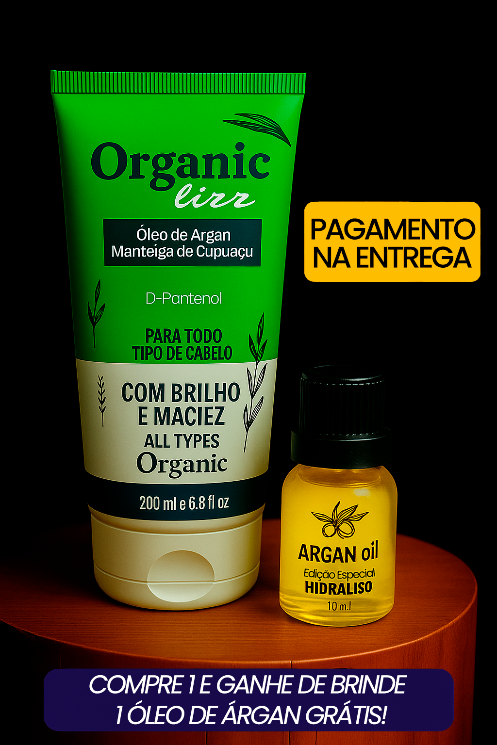 Organic Lizz - Progressiva Orgânica (Sem Formol)