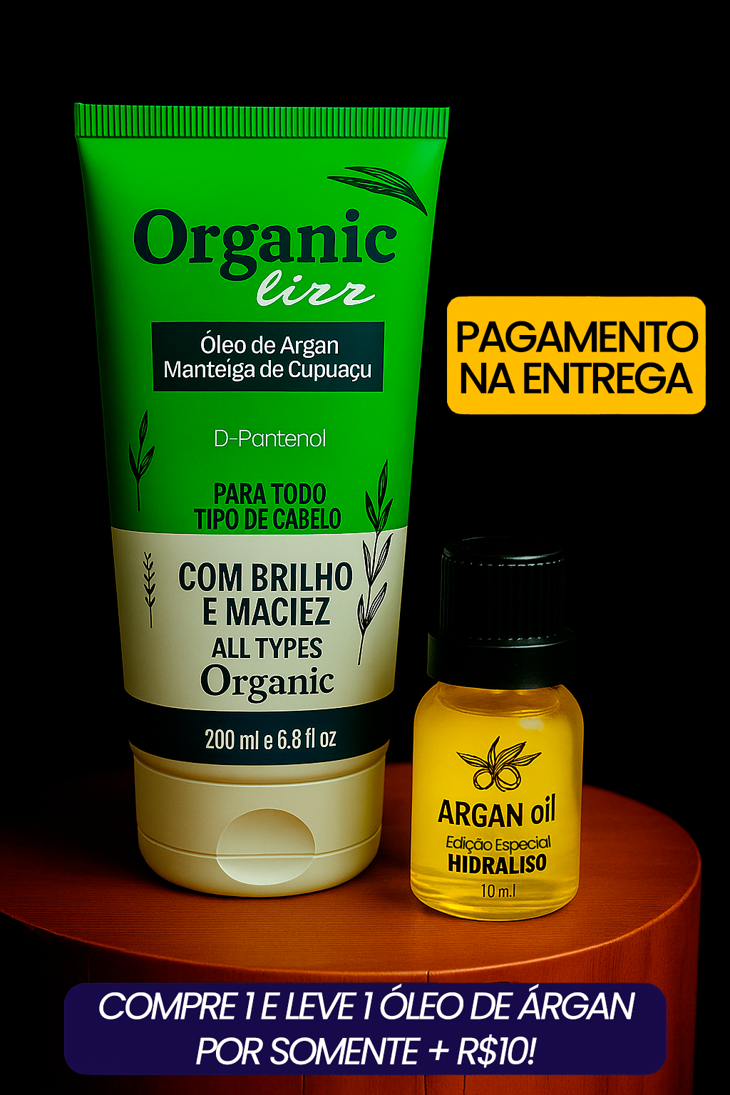 Organic Lizz - Progressiva Orgânica (Sem Formol)