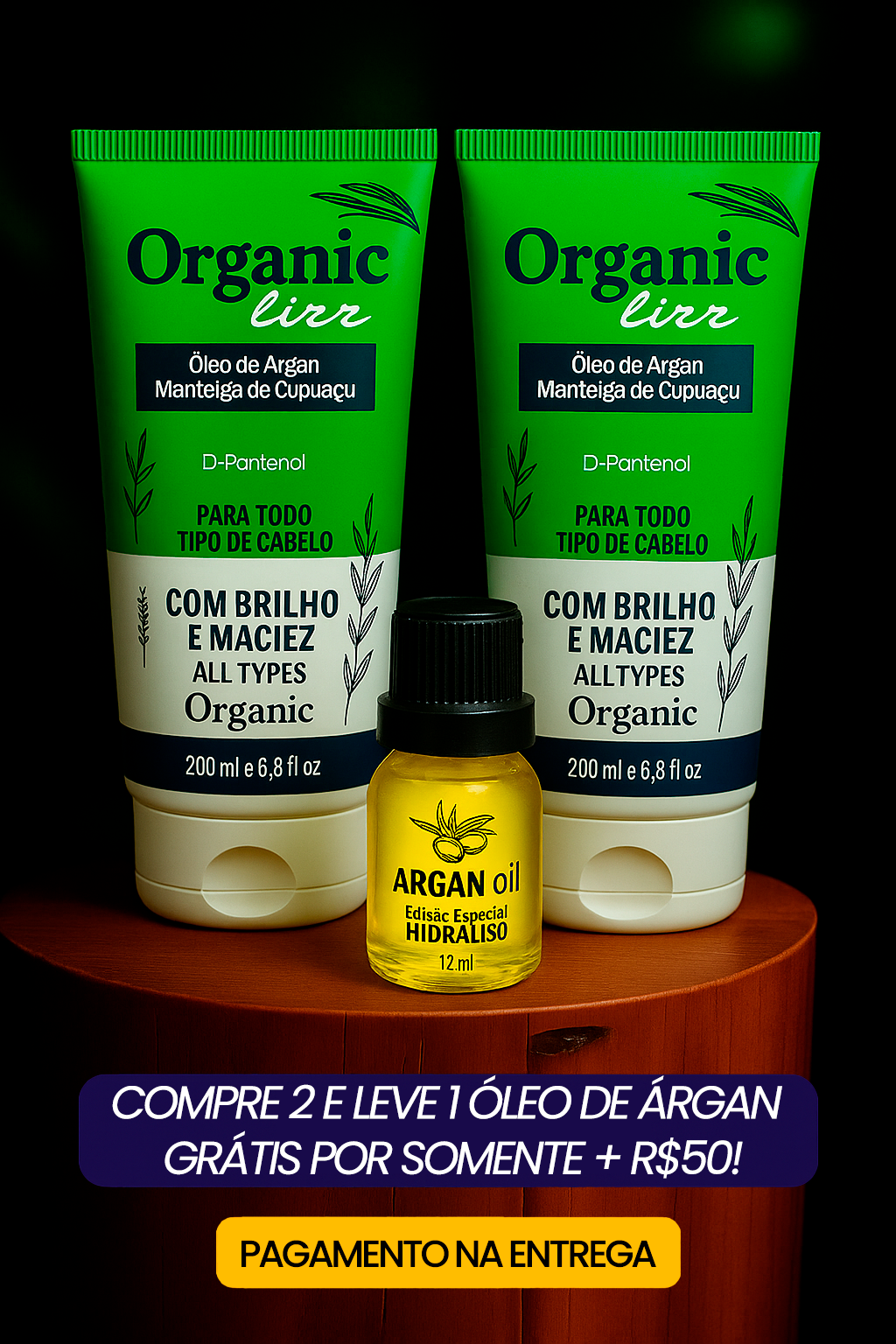 Organic Lizz - Progressiva Orgânica (Sem Formol)