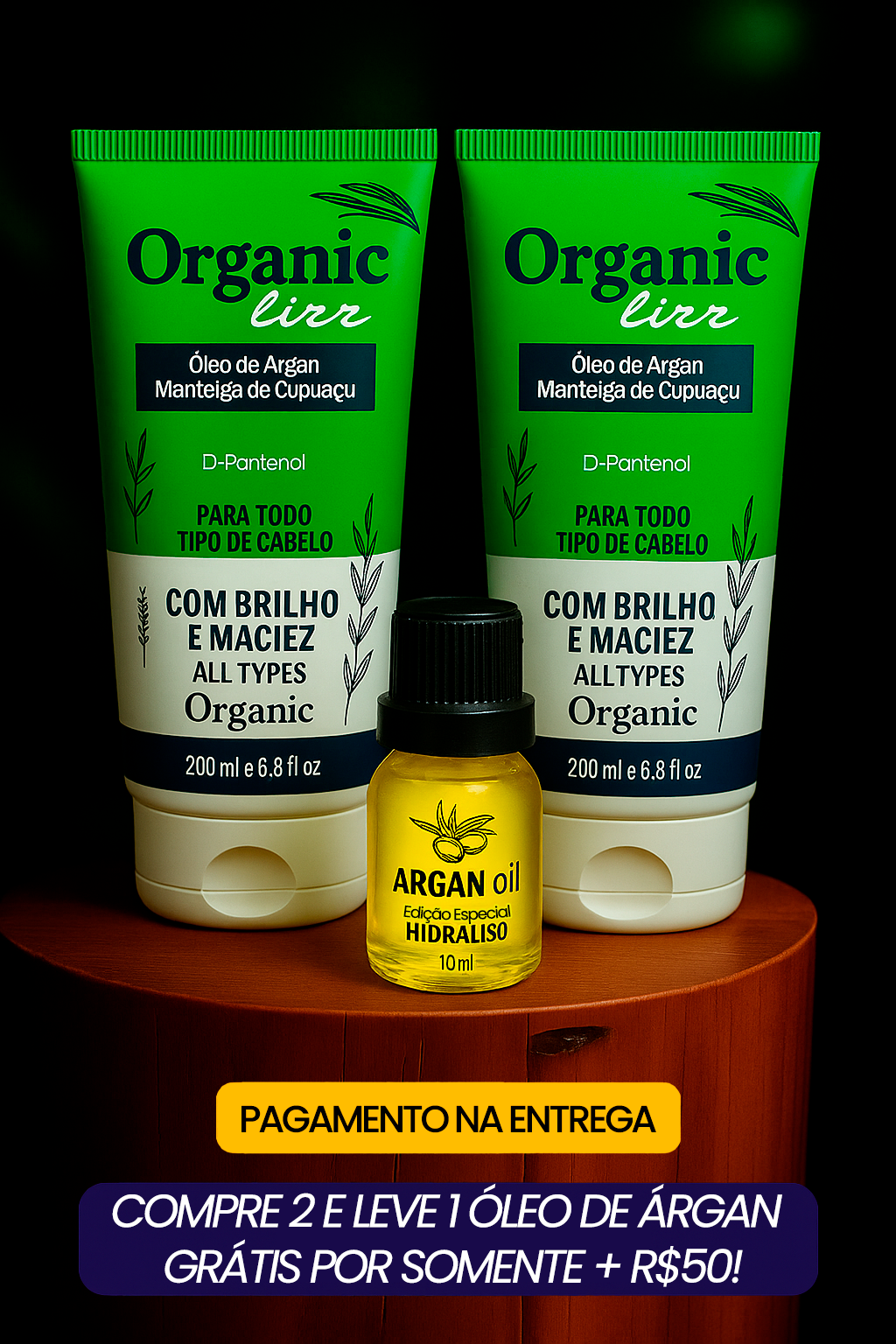 Organic Lizz - Progressiva Orgânica (Sem Formol)