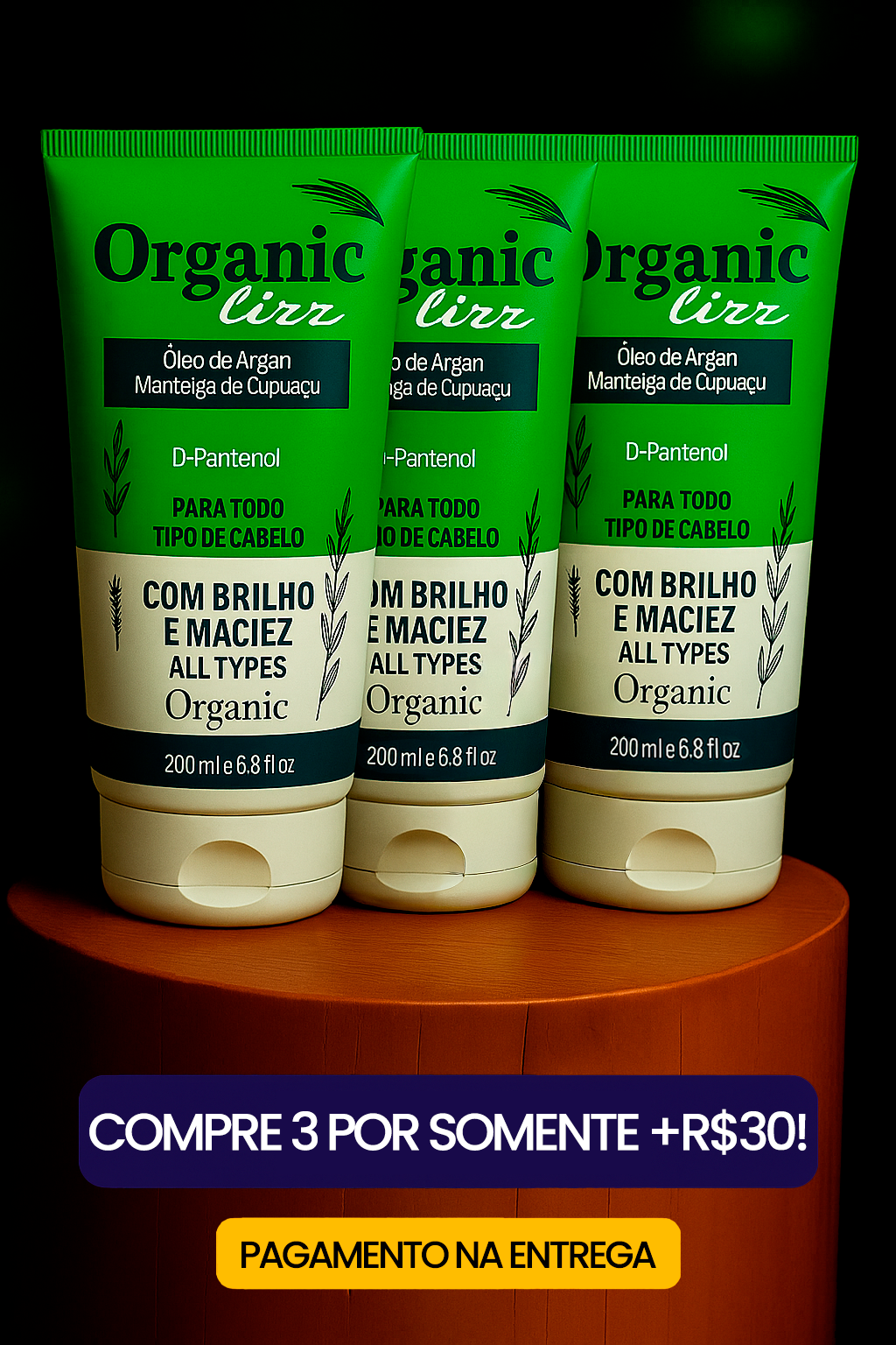 Organic Lizz - Progressiva Orgânica (Sem Formol)