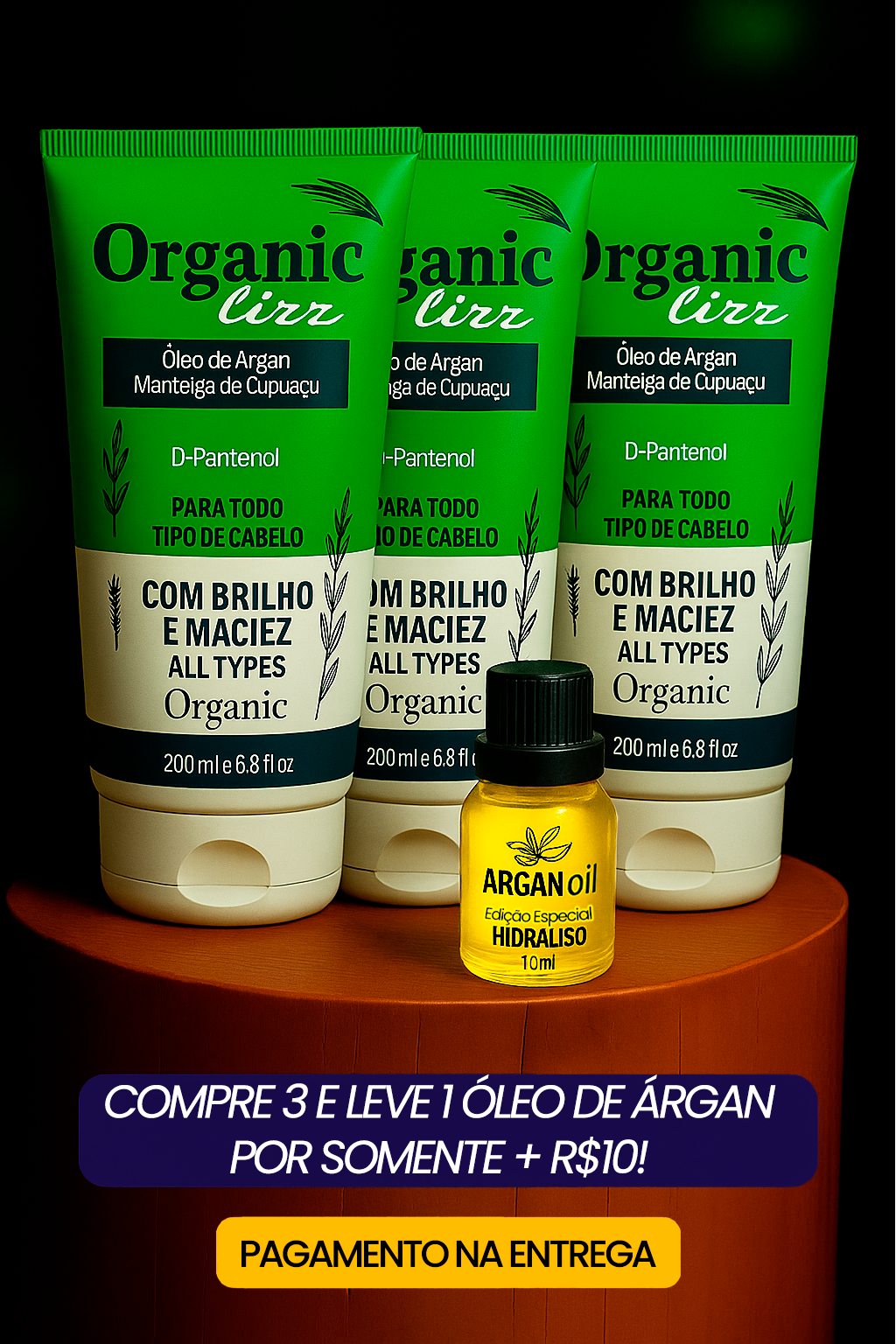 Organic Lizz - Progressiva Orgânica (Sem Formol)