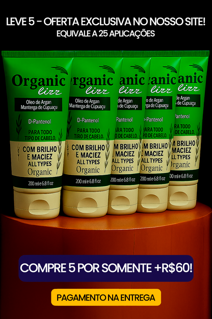 Organic Lizz - Progressiva Orgânica (Sem Formol)