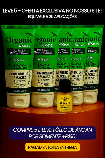 Organic Lizz - Progressiva Orgânica (Sem Formol)