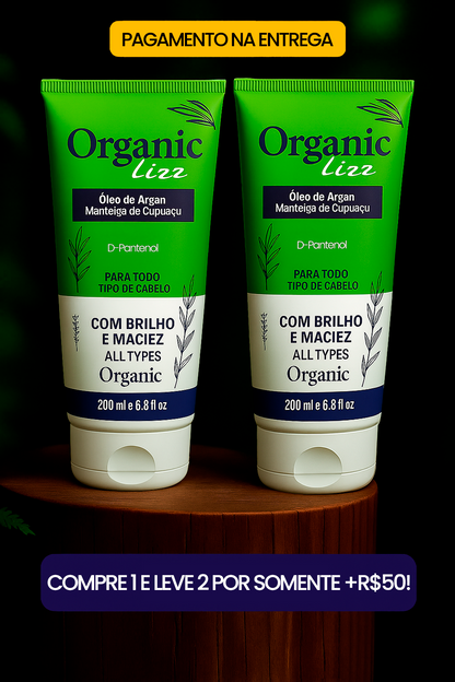 Organic Lizz - Progressiva Orgânica (Sem Formol)