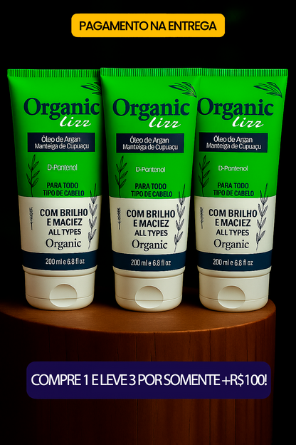 Organic Lizz - Progressiva Orgânica (Sem Formol)